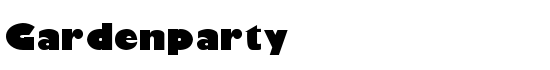 Gardenparty - Download Thousands of Free Fonts at FontZone.net