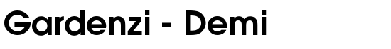 Gardenzi - Demi - Download Thousands of Free Fonts at FontZone.net