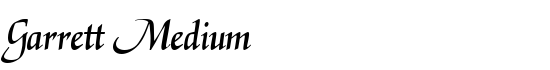 Garrett Medium - Download Thousands of Free Fonts at FontZone.net