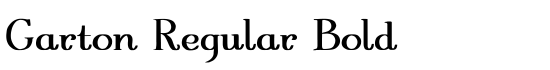 Garton Regular Bold - Download Thousands of Free Fonts at FontZone.net