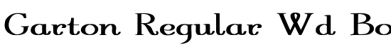 Garton Regular Wd Bold - Download Thousands of Free Fonts at FontZone.net