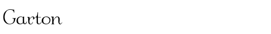 Garton - Download Thousands of Free Fonts at FontZone.net