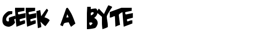 Geek a byte - Download Thousands of Free Fonts at FontZone.net