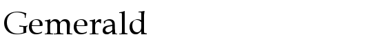 Gemerald - Download Thousands of Free Fonts at FontZone.net