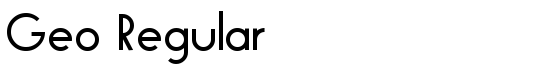 Geo Regular - Download Thousands of Free Fonts at FontZone.net