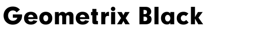 Geometrix Black - Download Thousands of Free Fonts at FontZone.net
