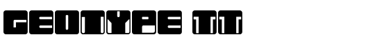Geotype TT - Download Thousands of Free Fonts at FontZone.net