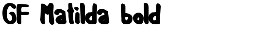 GF Matilda bold - Download Thousands of Free Fonts at FontZone.net