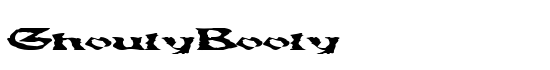 GhoulyBooly - Download Thousands of Free Fonts at FontZone.net