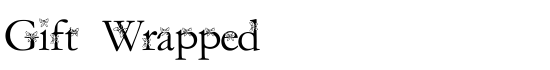 Gift Wrapped - Download Thousands of Free Fonts at FontZone.net