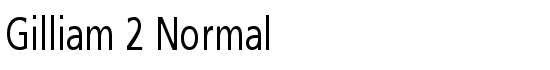 Gilliam 2 Normal - Download Thousands of Free Fonts at FontZone.net