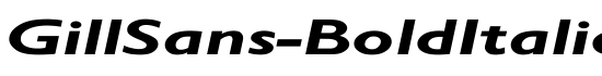 GillSans-BoldItalic Ex - Download Thousands of Free Fonts at FontZone.net