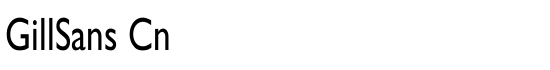 GillSans Cn - Download Thousands of Free Fonts at FontZone.net