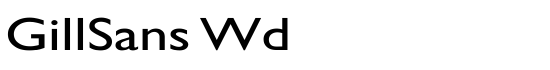 GillSans Wd - Download Thousands of Free Fonts at FontZone.net