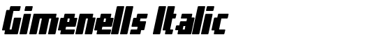 Gimenells Italic - Download Thousands of Free Fonts at FontZone.net