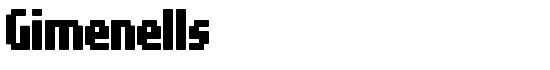Gimenells - Download Thousands of Free Fonts at FontZone.net