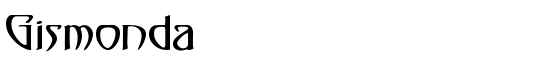 Gismonda - Download Thousands of Free Fonts at FontZone.net