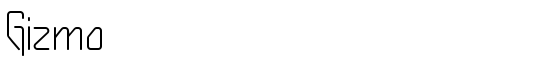 Gizmo - Download Thousands of Free Fonts at FontZone.net