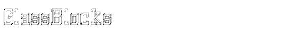 GlassBlocks - Download Thousands of Free Fonts at FontZone.net