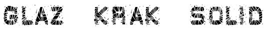 Glaz Krak solid - Download Thousands of Free Fonts at FontZone.net