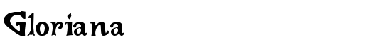 Gloriana - Download Thousands of Free Fonts at FontZone.net