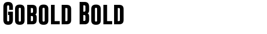 Gobold Bold - Download Thousands of Free Fonts at FontZone.net