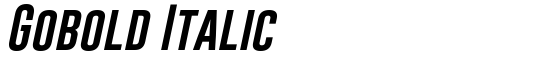 Gobold Italic - Download Thousands of Free Fonts at FontZone.net