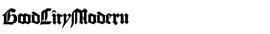 GoodCityModern - Download Thousands of Free Fonts at FontZone.net