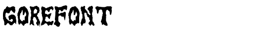 GoreFont - Download Thousands of Free Fonts at FontZone.net