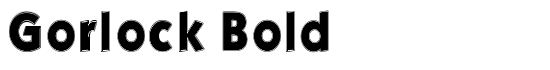 Gorlock Bold - Download Thousands of Free Fonts at FontZone.net