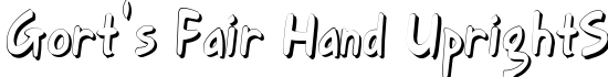 Gort's Fair Hand UprightShadow - Download Thousands of Free Fonts at FontZone.net