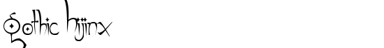 Gothic Hijinx - Download Thousands of Free Fonts at FontZone.net