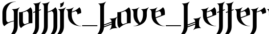 Gothic_Love_Letters - Download Thousands of Free Fonts at FontZone.net