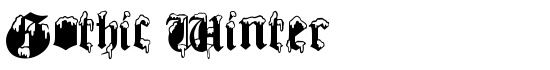 Gothic Winter - Download Thousands of Free Fonts at FontZone.net