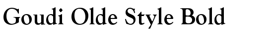 Goudi Olde Style Bold - Download Thousands of Free Fonts at FontZone.net