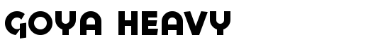 Goya Heavy - Download Thousands of Free Fonts at FontZone.net