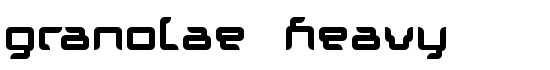 Granolae Heavy - Download Thousands of Free Fonts at FontZone.net