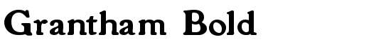 Grantham Bold - Download Thousands of Free Fonts at FontZone.net