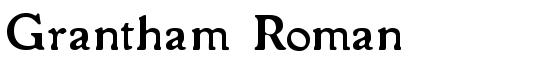 Grantham Roman - Download Thousands of Free Fonts at FontZone.net