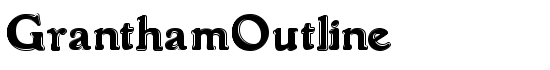 GranthamOutline - Download Thousands of Free Fonts at FontZone.net