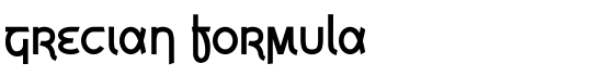 Grecian Formula - Download Thousands of Free Fonts at FontZone.net