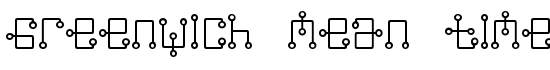 Greenwich Mean Time - Download Thousands of Free Fonts at FontZone.net