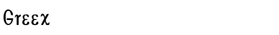 Greex - Download Thousands of Free Fonts at FontZone.net