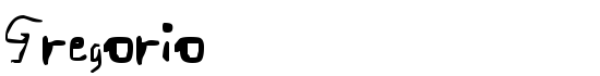 Gregorio - Download Thousands of Free Fonts at FontZone.net