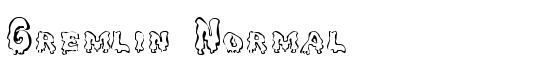Gremlin Normal - Download Thousands of Free Fonts at FontZone.net