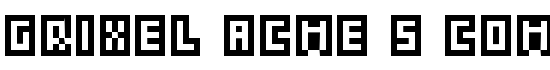 Grixel Acme 5 CompCapsO - Download Thousands of Free Fonts at FontZone.net