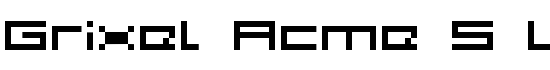 Grixel Acme 5 Wide - Download Thousands of Free Fonts at FontZone.net