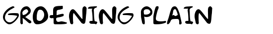 Groening Plain - Download Thousands of Free Fonts at FontZone.net