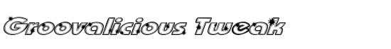 Groovalicious Tweak - Download Thousands of Free Fonts at FontZone.net
