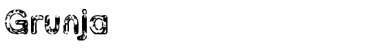 Grunja - Download Thousands of Free Fonts at FontZone.net